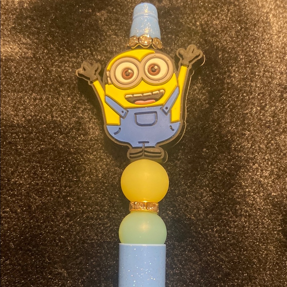 🍭The Minions Bob beadable pen